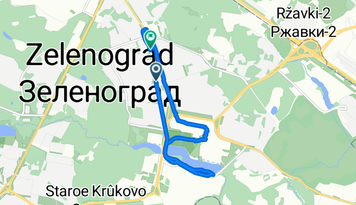 55.998, 37.210 до 55.998, 37.210
