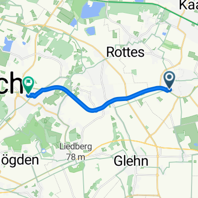 Alma-Mahler-Werfel-Straße, Kaarst nach Brauereistraße, Korschenbroich