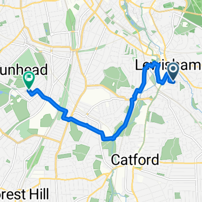 Gilmore Road, London to Stuart Road, London