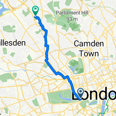 Down Street, London to Magnolia Court, London