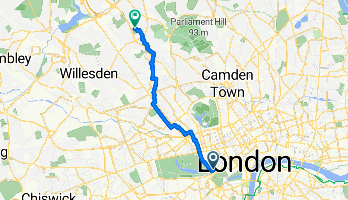 Down Street, London to Magnolia Court, London