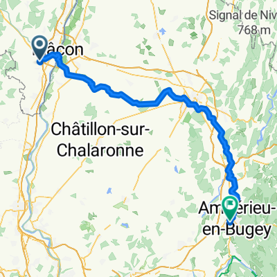 Loché, Mâcon nach Place de la Gare, Ambérieu-en-Bugey