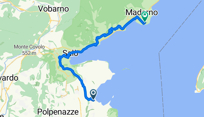 Via Pace nach Via Promontorio