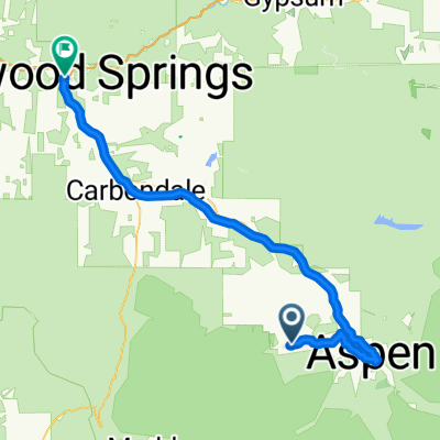 Snowmass Village Mall, Snowmass Village to Seventh St, Glenwood Springs