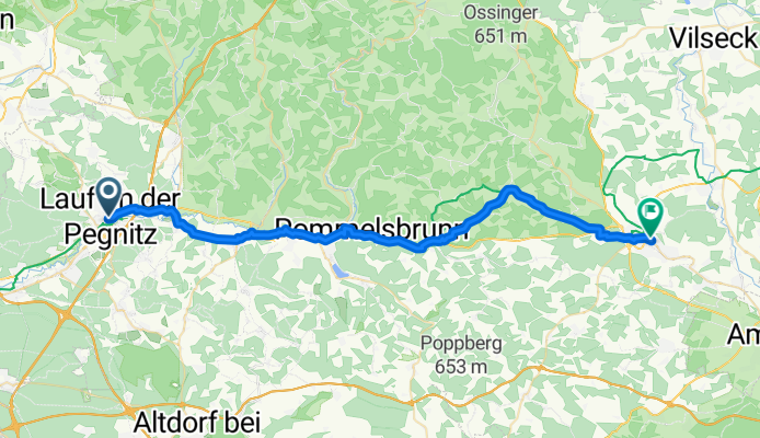 1. Tour Lauf Sulzbach- Rosenberger Straße