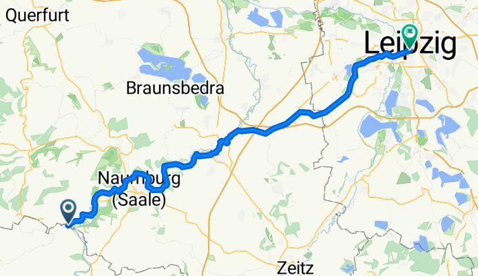 Sulzaer Straße, Großheringen nach Martin-Luther-Ring, Leipzig