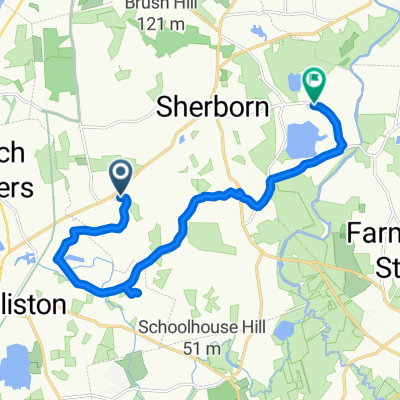 Woodland St, Sherborn to South St, Sherborn
