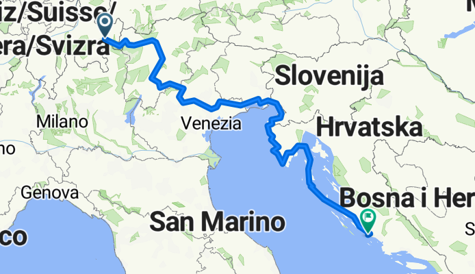 Von Zernez bis Tisno