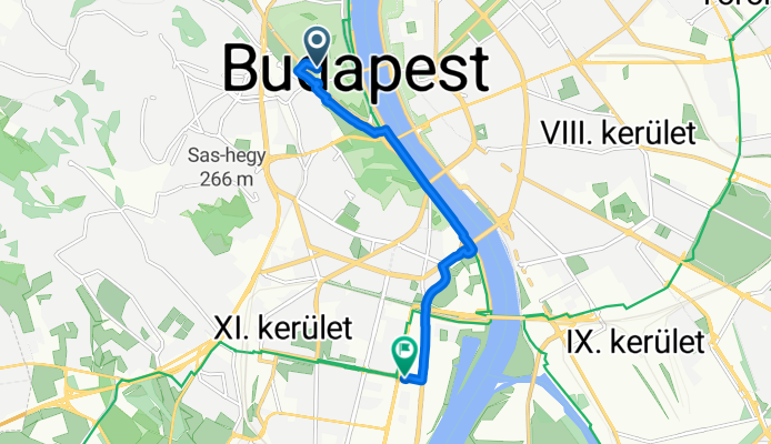 Palota út, Budapest to Alíz utca, Budapest