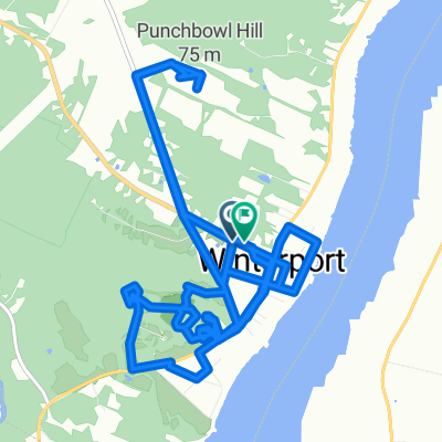 Oak St, Winterport to Oak St, Winterport