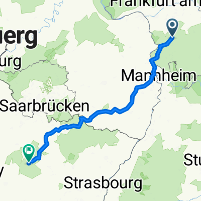 Pfungstadt - Rohrbach-lès-Bitche + Rohrbach-lès-Bitche - Metz (1/2)