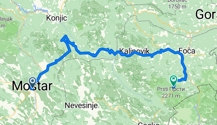 mostar to rainforest