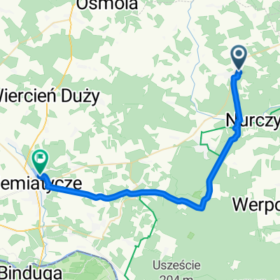 Kościelna, Milejczyce do Sportowa, Siemiatycze