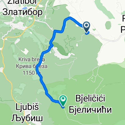 Велански гај, Чајетина nach Ljubiš, Чајетина