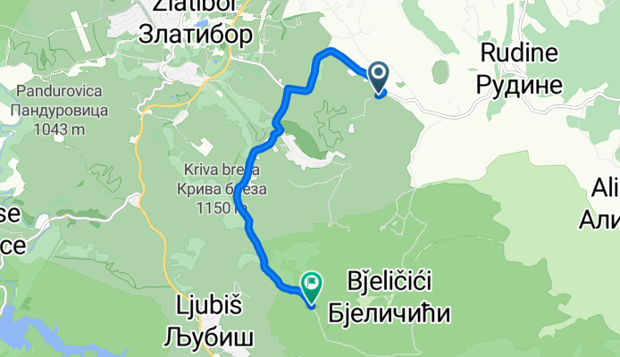 Велански гај, Чајетина nach Ljubiš, Чајетина