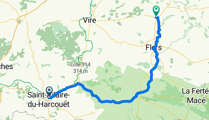 Rue de la Rivière, Grandparigny à Condé-en-Normandie, Condé-en-Normandie