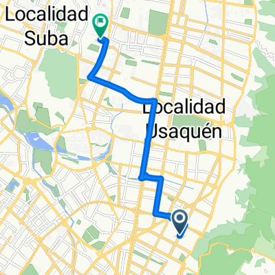 Avenida Carrera 11, Bogotá a Calle 146F, Bogotá