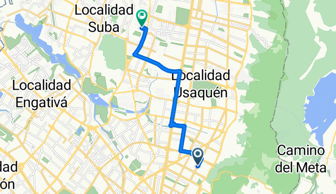 Avenida Carrera 11, Bogotá a Calle 146F, Bogotá