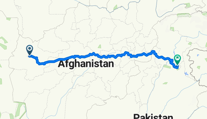 Herat to Faisal Avenue, Islamabad