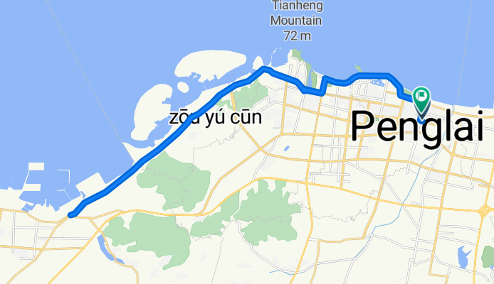 县后东路, 烟台市 à 蓬莱阁街道碧桂园二期107门市, 烟台市