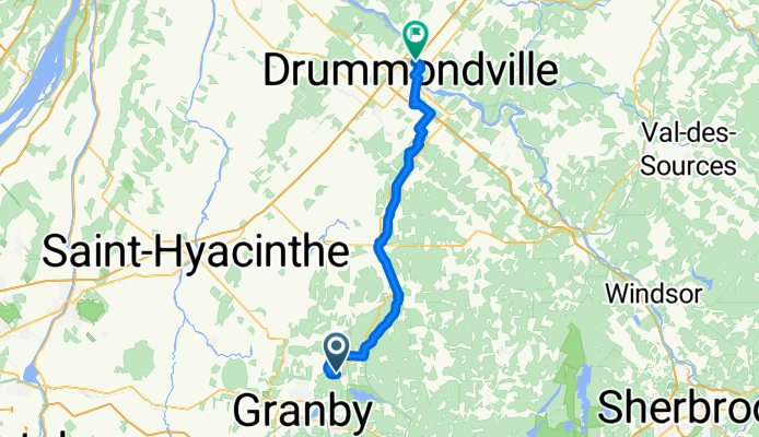 Jour 2 - De Roxton Pond à Drummondville