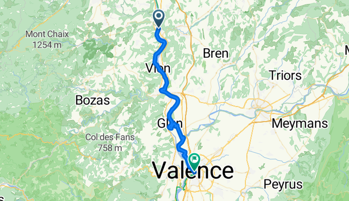 Saint-Vallier - Valence