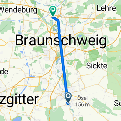Harzburger Straße, Wolfenbüttel nach Hansestraße, Braunschweig