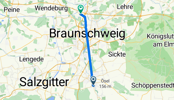 Harzburger Straße, Wolfenbüttel nach Hansestraße, Braunschweig