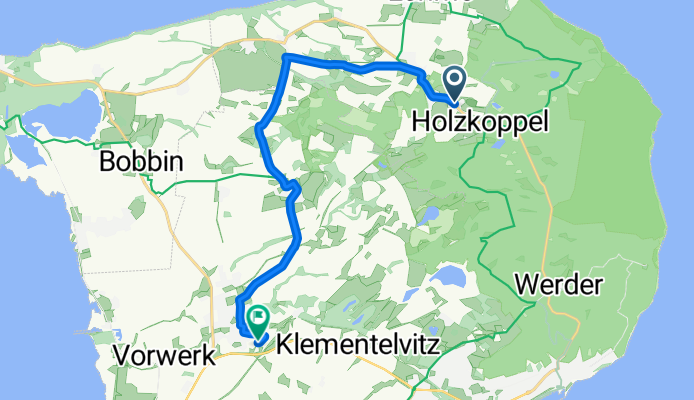 Smillenzweg, Lohme nach Ernst-Thälmann-Straße, Sagard