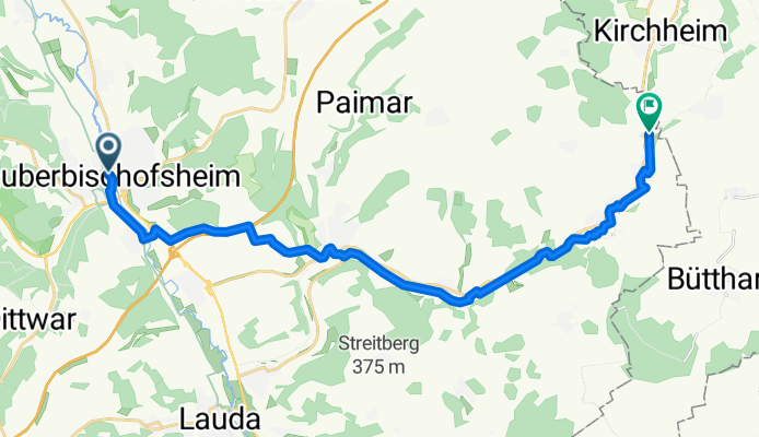 Schmiederstraße 15A nach Gaubüttelbrunn