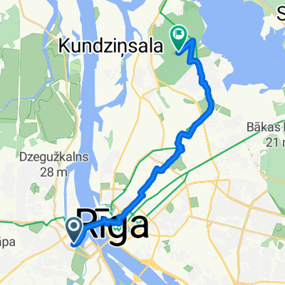 Kurzemes rajons, Rīga to Meža prospekts, Rīga