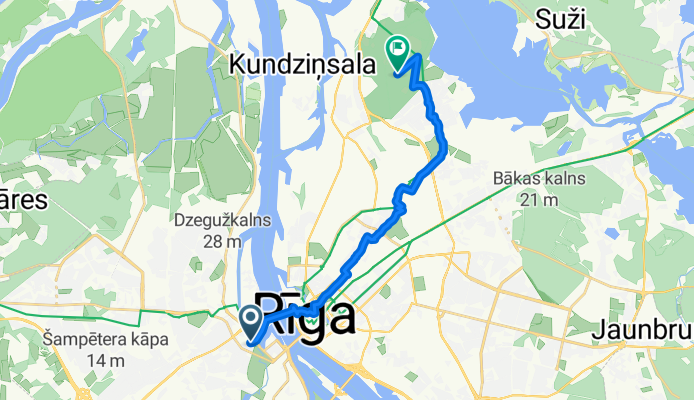 Kurzemes rajons, Rīga to Meža prospekts, Rīga