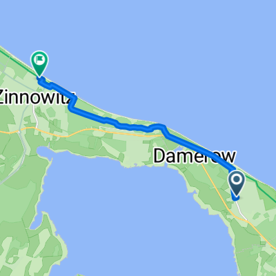 Koserow nach Zinnowitz