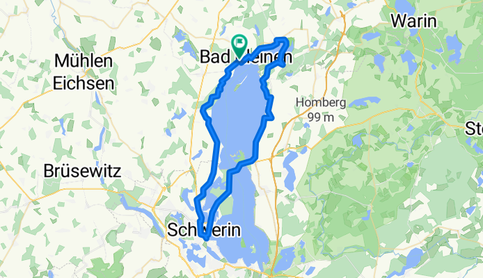 Schweriner See Rundfahrt 50 km