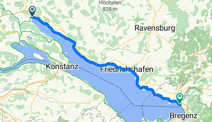 Von Bodman-Ludwigshafen bis Lindau (Bodensee)