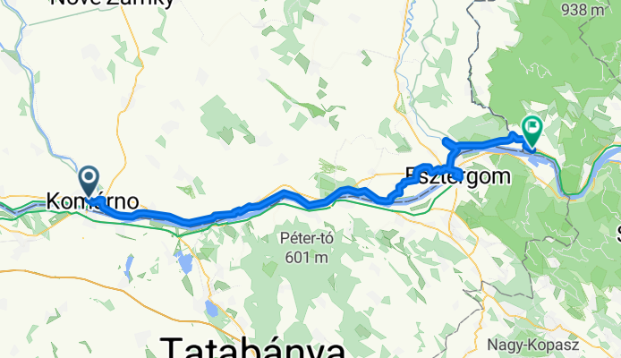 Route to Szob