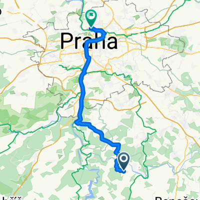 Lešany, Lešany naar Trojská, Prague 7
