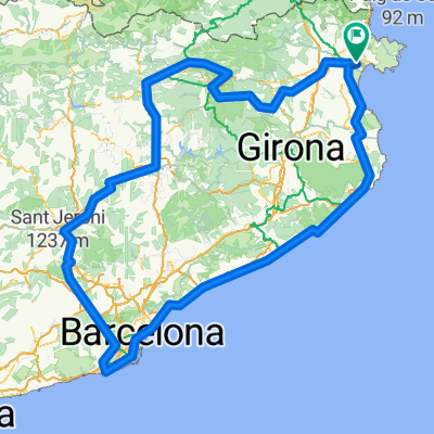 Route in Castelló d'Empúries