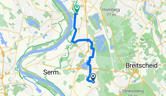 Am Angerbach, Düsseldorf nach Grunewaldstraße, Duisburg