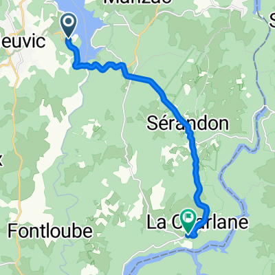 Impasse des Rainettes, Neuvic nach D 168, Sérandon