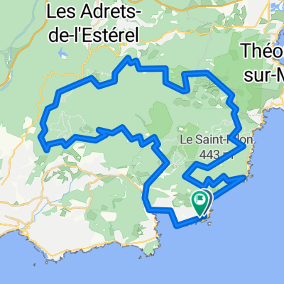 Boulevard des Lucioles, Saint-Raphaël to Boulevard des Lucioles, Saint-Raphaël