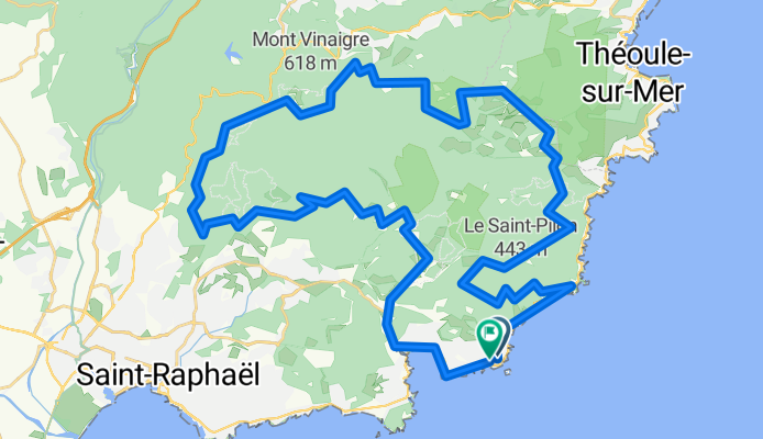 Boulevard des Lucioles, Saint-Raphaël to Boulevard des Lucioles, Saint-Raphaël