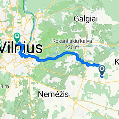 From Vilniaus rajonas to Vilnius