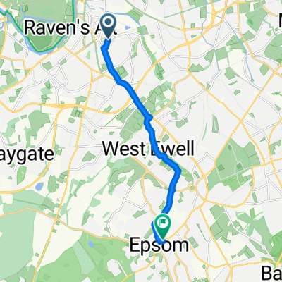 Surbiton Hill Park, Surbiton to Adair House, Epsom