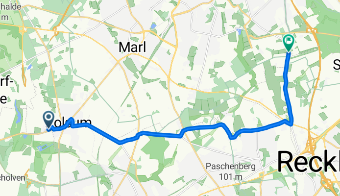 Zu den Mühlen, Marl nach Hülsstraße, Marl