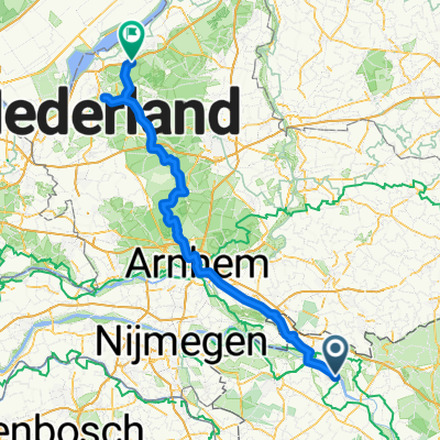 Kalkar - Huldshorster Dünen über Kröller-Müller-Museum und Radioweg