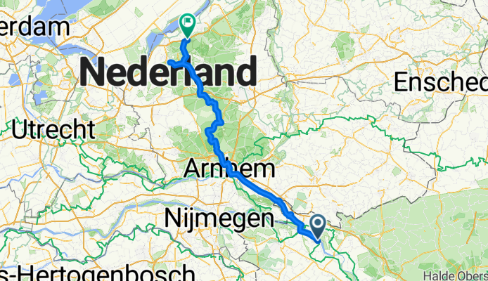 Kalkar - Huldshorster Dünen über Kröller-Müller-Museum und Radioweg