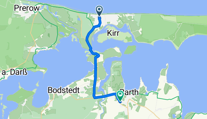 Darßer Weg nach Gewerbegebiet am Mastweg