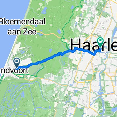 Emmaweg, Zandvoort nach Kennemerplein, Haarlem