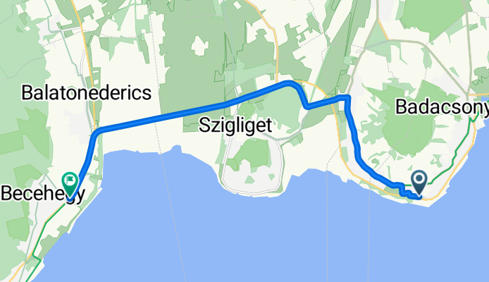 Badacsony Camping - Eresztényi út